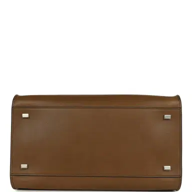 The Row The Row Soft Margaux 12 Bag Muschio Saddle Leather Silver Hardware | Thumbnail 6 The Row The Row Soft Margaux 12 Bag Muschio Saddle Leather Silver Hardware | Thumbnail 6
