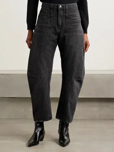 Nili Lotan Shon Mid-rise Barrel-leg Jeans | Thumbnail 3 Nili Lotan Shon Mid-rise Barrel-leg Jeans | Thumbnail 3