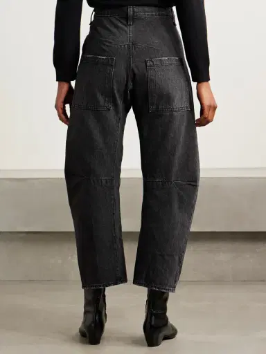 Nili Lotan Shon Mid-rise Barrel-leg Jeans | Thumbnail 4 Nili Lotan Shon Mid-rise Barrel-leg Jeans | Thumbnail 4