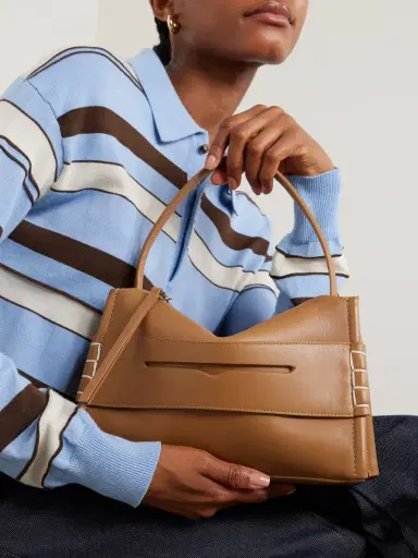 JW Anderson Loafer Whipstitched Leather Shoulder Bag | Thumbnail 2