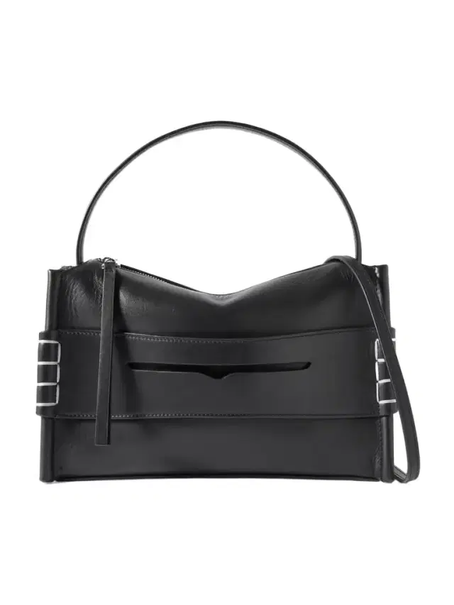 Loafer Whipstitched Leather Shoulder Bag