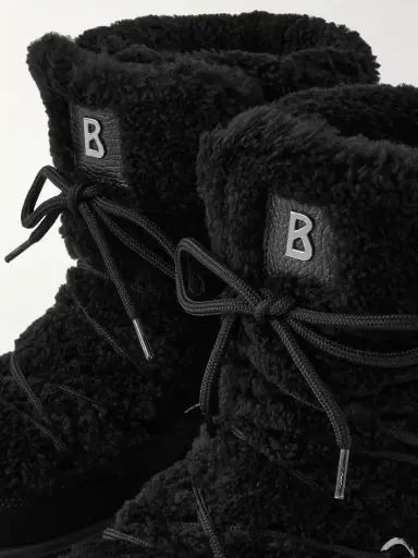 Bogner Chamonix Shearling, Textured-leather And Suede Snow Boots | Thumbnail 4 Bogner Chamonix Shearling, Textured-leather And Suede Snow Boots | Thumbnail 4