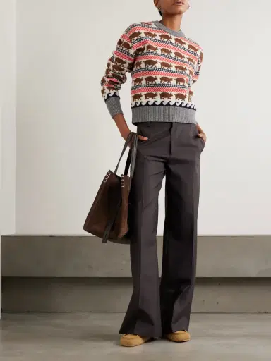 JW Anderson Intarsia Wool Sweater | Thumbnail 2 JW Anderson Intarsia Wool Sweater | Thumbnail 2