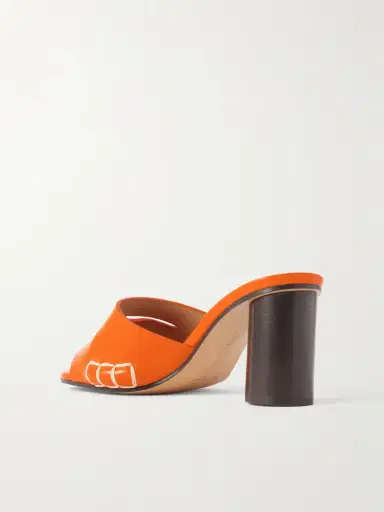 JW Anderson Loafer Whipstitched Leather Mules | Thumbnail 3 JW Anderson Loafer Whipstitched Leather Mules | Thumbnail 3