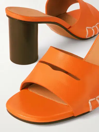 JW Anderson Loafer Whipstitched Leather Mules | Thumbnail 4 JW Anderson Loafer Whipstitched Leather Mules | Thumbnail 4