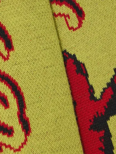 JW Anderson Fringed Jacquard-knit Scarf | Thumbnail 3 JW Anderson Fringed Jacquard-knit Scarf | Thumbnail 3