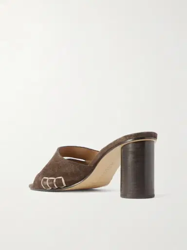 JW Anderson Loafer Whipstitched Suede Mules | Thumbnail 3 JW Anderson Loafer Whipstitched Suede Mules | Thumbnail 3