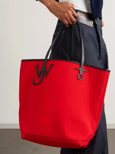 JW Anderson Anchor Leather-trimmed Canvas Tote | Thumbnail 2