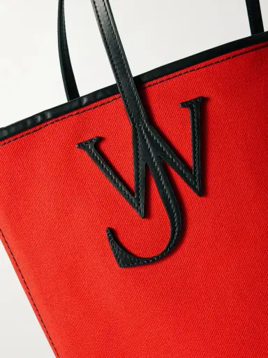 JW Anderson Anchor Leather-trimmed Canvas Tote | Thumbnail 4