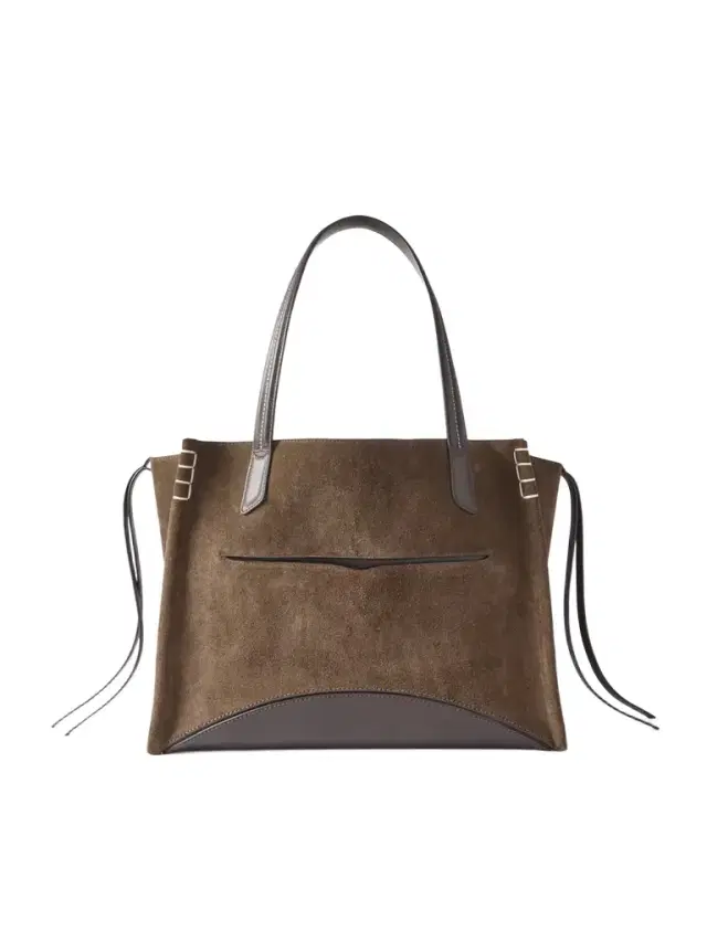 JW Anderson Loafer Cabas Tasseled Leather-trimmed Suede Shoulder Bag