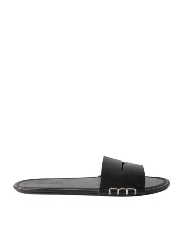 Loafer Leather Slides