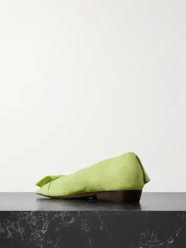 JW Anderson Ruffled Suede Ballet Flats | Thumbnail 3 JW Anderson Ruffled Suede Ballet Flats | Thumbnail 3