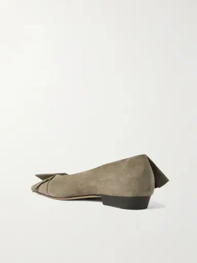 JW Anderson Ruffled Suede Ballet Flats | Thumbnail 3