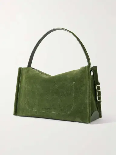 JW Anderson Loafer Small Suede Shoulder Bag | Thumbnail 3