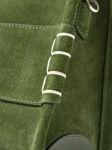 JW Anderson Loafer Small Suede Shoulder Bag | Thumbnail 4