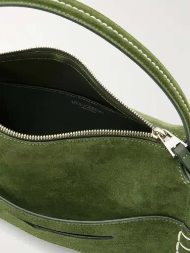 JW Anderson Loafer Small Suede Shoulder Bag | Thumbnail 5