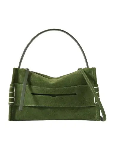 JW Anderson Loafer Small Suede Shoulder Bag | Thumbnail 1