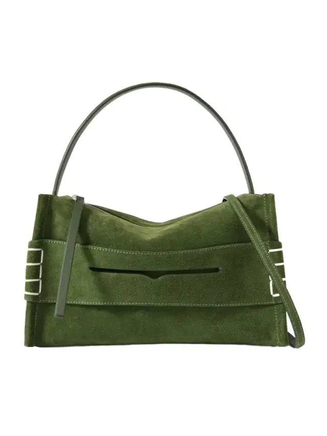 JW Anderson Loafer Small Suede Shoulder Bag