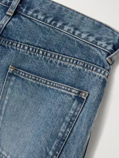JW Anderson Twisted Asymmetric Embroidered High-rise Jeans | Thumbnail 6 JW Anderson Twisted Asymmetric Embroidered High-rise Jeans | Thumbnail 6