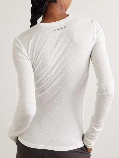 JW Anderson Ribbed Modal-jersey T-shirt | Thumbnail 4