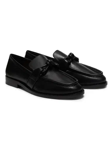 Bottega Veneta Women's Astaire Leather Loafers - Fondant - Size 8 | Thumbnail 2 Bottega Veneta Women's Astaire Leather Loafers - Fondant - Size 8 | Thumbnail 2
