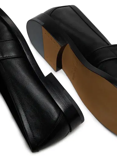 Bottega Veneta Women's Astaire Leather Loafers - Fondant - Size 8 | Thumbnail 6 Bottega Veneta Women's Astaire Leather Loafers - Fondant - Size 8 | Thumbnail 6