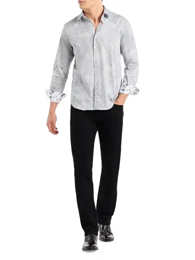 Robert Graham Men's Lexington Floral Print Shirt - White - Size XXL | Thumbnail 2 Robert Graham Men's Lexington Floral Print Shirt - White - Size XXL | Thumbnail 2