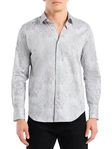 Robert Graham Men's Lexington Floral Print Shirt - White - Size XXL | Thumbnail 1 Robert Graham Men's Lexington Floral Print Shirt - White - Size XXL | Thumbnail 1