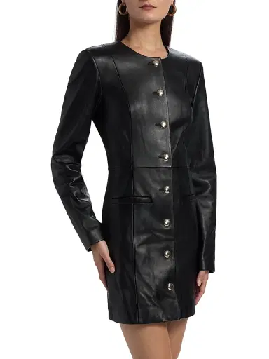 Favorite Daughter Women's Legacy Leather Minidress | Thumbnail 4