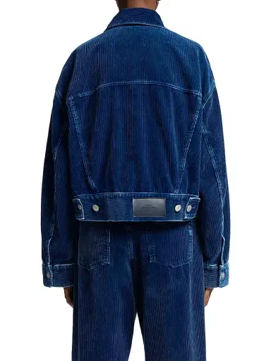 7 For All Mankind Women's Oli Cropped Trucker Jacket - Oxnard - Size Small | Thumbnail 4 7 For All Mankind Women's Oli Cropped Trucker Jacket - Oxnard - Size Small | Thumbnail 4