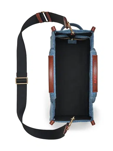 Marc Jacobs x A.P.C. Women's Marc Jacobs x The A. P.C. Medium Denim Tote Bag - Washed Indigo | Thumbnail 3 Marc Jacobs x A.P.C. Women's Marc Jacobs x The A. P.C. Medium Denim Tote Bag - Washed Indigo | Thumbnail 3