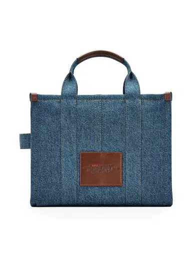 Marc Jacobs x A.P.C. Women's Marc Jacobs x The A. P.C. Medium Denim Tote Bag - Washed Indigo | Thumbnail 5 Marc Jacobs x A.P.C. Women's Marc Jacobs x The A. P.C. Medium Denim Tote Bag - Washed Indigo | Thumbnail 5