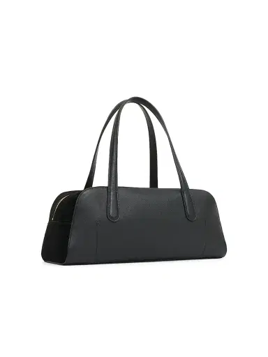 MANSUR GAVRIEL Women's Helios Leather Shoulder Bag - Black | Thumbnail 3