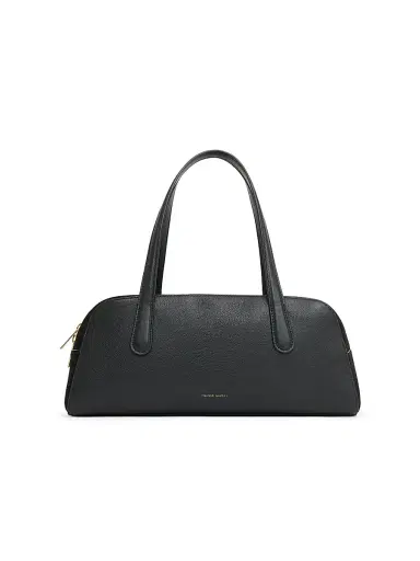 MANSUR GAVRIEL Women's Helios Leather Shoulder Bag - Black | Thumbnail 1