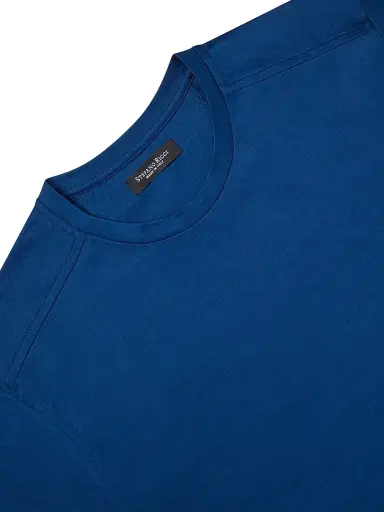 Stefano Ricci Men's Logo Cotton T-Shirt - Blue | Thumbnail 2