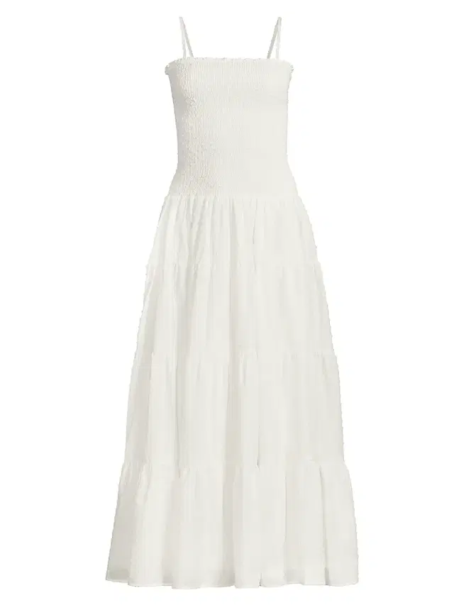 Women's Clementine Tiered Maxi Dress - White Lotus