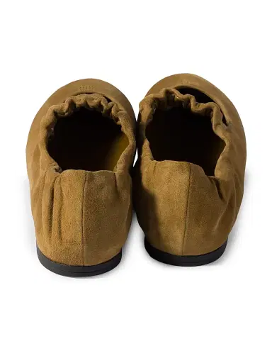 Miu Miu Women's Ruches Suede Ballerinas - Green - Size 10 | Thumbnail 2
