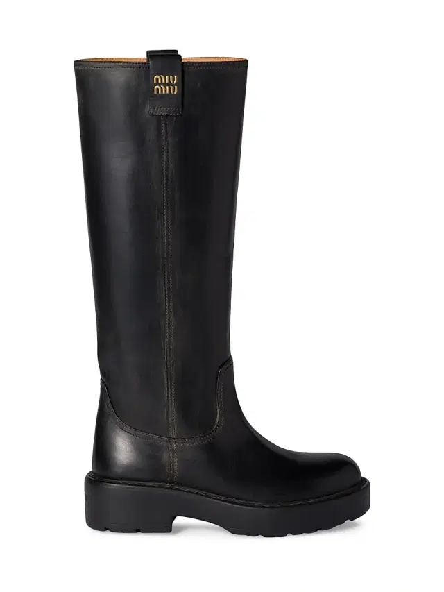 Women's Leather Boots - Black