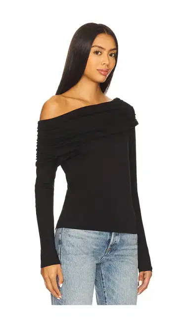 LNA Giselle Drop Shoulder Long Sleeve Top | Thumbnail 2