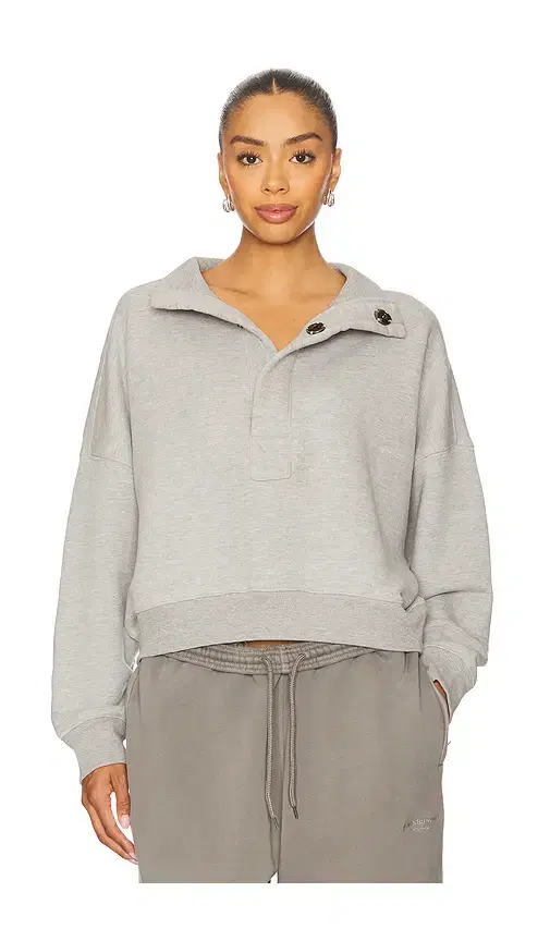 Free People x We The Free Timeless Pullover In Heather Grey
