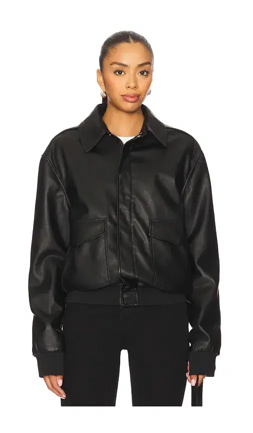 Tessa Faux Leather Jacket