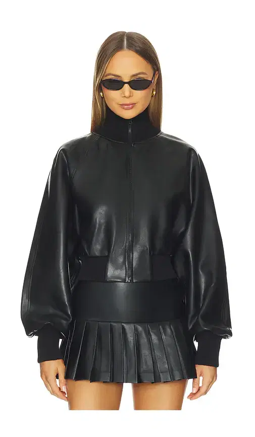 Norma Kamali Oversized Turtleneck Bomber Jacket To Waist