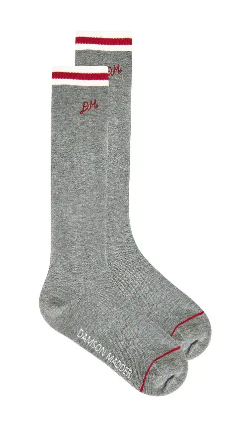 Damson Madder High Knee Sock