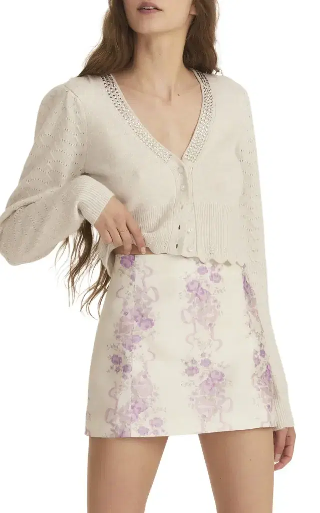 Charma Floral Mini Skirt