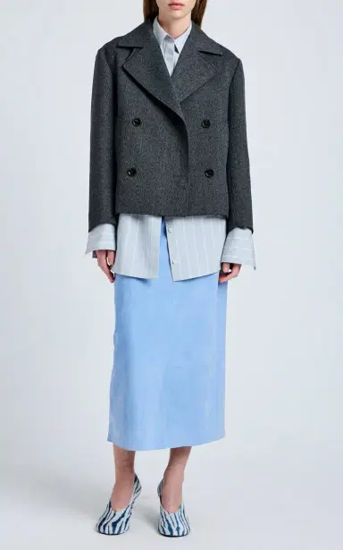Proenza Schouler Nola Jacquard Trench Coat | Thumbnail 2