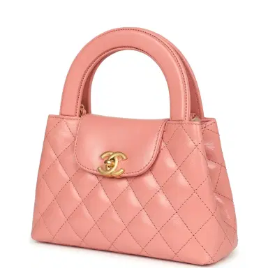 Chanel Chanel Small Kelly Shopper Coral Shiny Aged Calfskin Brushed Gold Hardware | Thumbnail 5 Chanel Chanel Small Kelly Shopper Coral Shiny Aged Calfskin Brushed Gold Hardware | Thumbnail 5