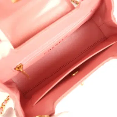 Chanel Chanel Small Kelly Shopper Coral Shiny Aged Calfskin Brushed Gold Hardware | Thumbnail 8 Chanel Chanel Small Kelly Shopper Coral Shiny Aged Calfskin Brushed Gold Hardware | Thumbnail 8