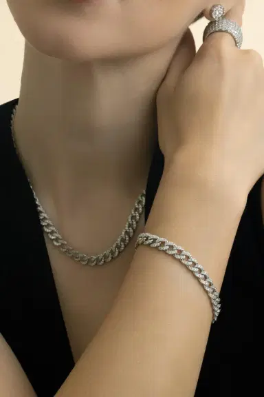 Zydo Diamond Cuban Link Bracelet | Thumbnail 2