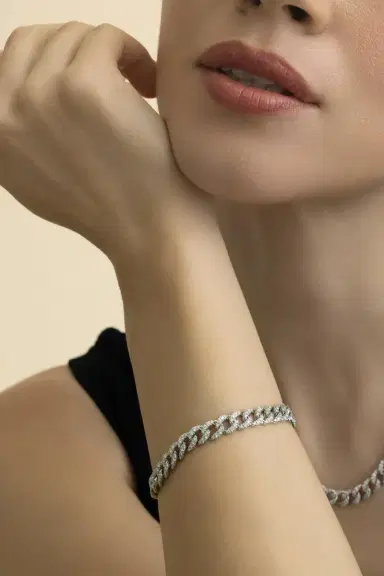 Zydo Diamond Cuban Link Bracelet | Thumbnail 5