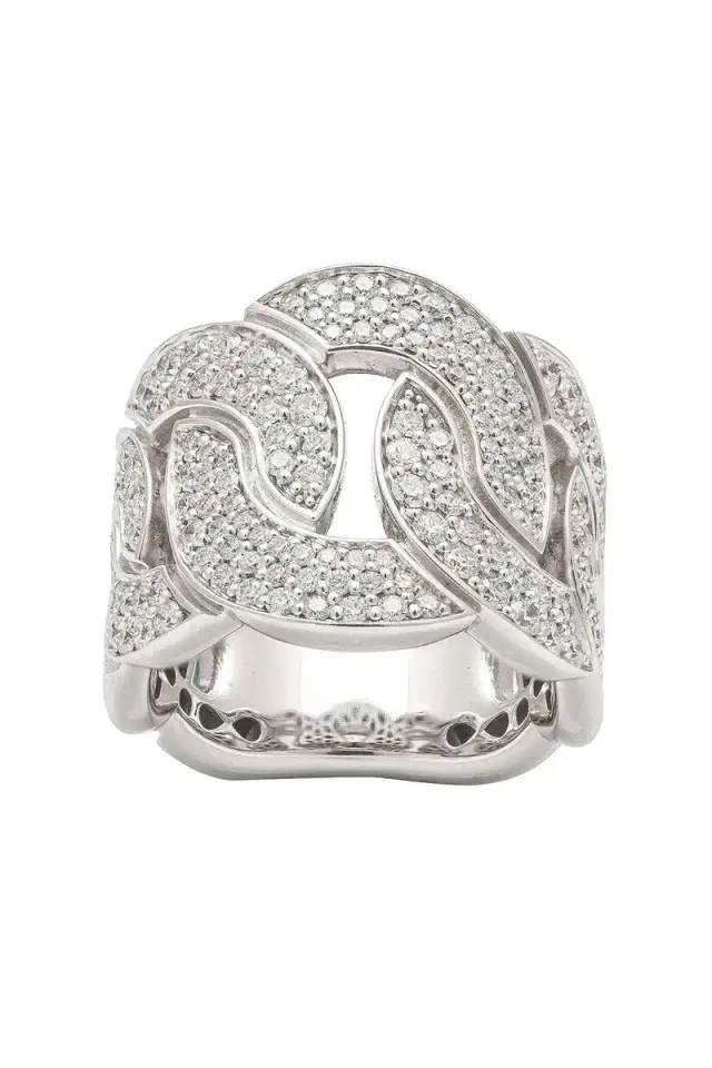 Diamond Link Ring